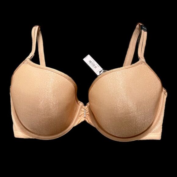 Victoria’s Secret Lined Demi underwire Shine underwire bra beige 32DDD - Picture 3 of 6